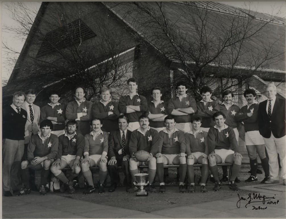 St. Mary's College RFC team photograph, 1984–85 season